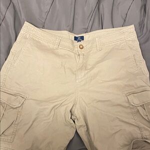 George Khaki Casual Shorts